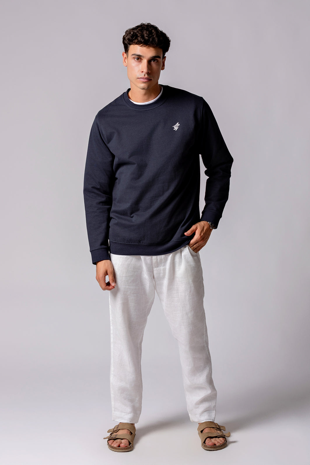 Beach Navy Sweater