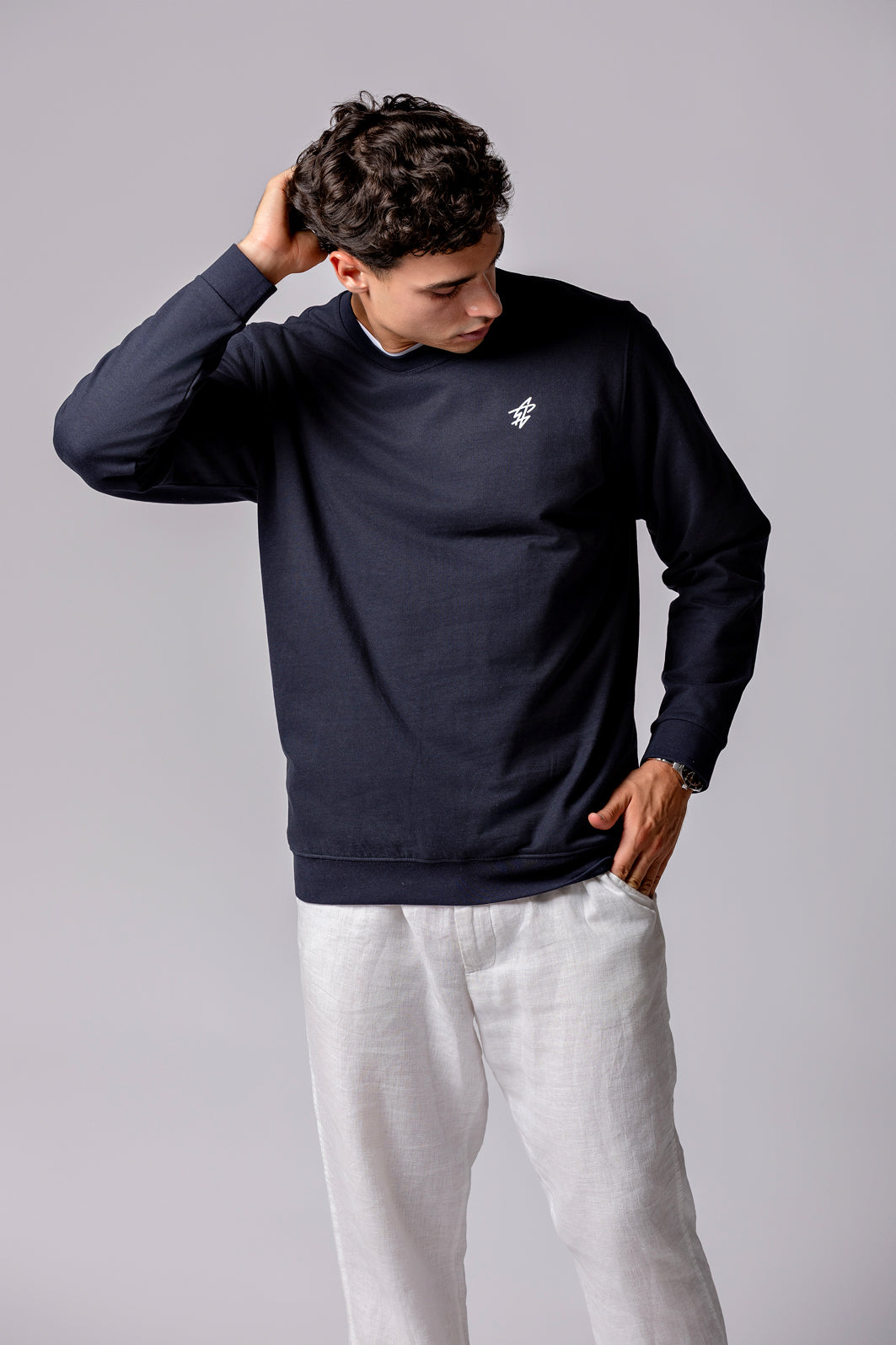 Beach Navy Sweater