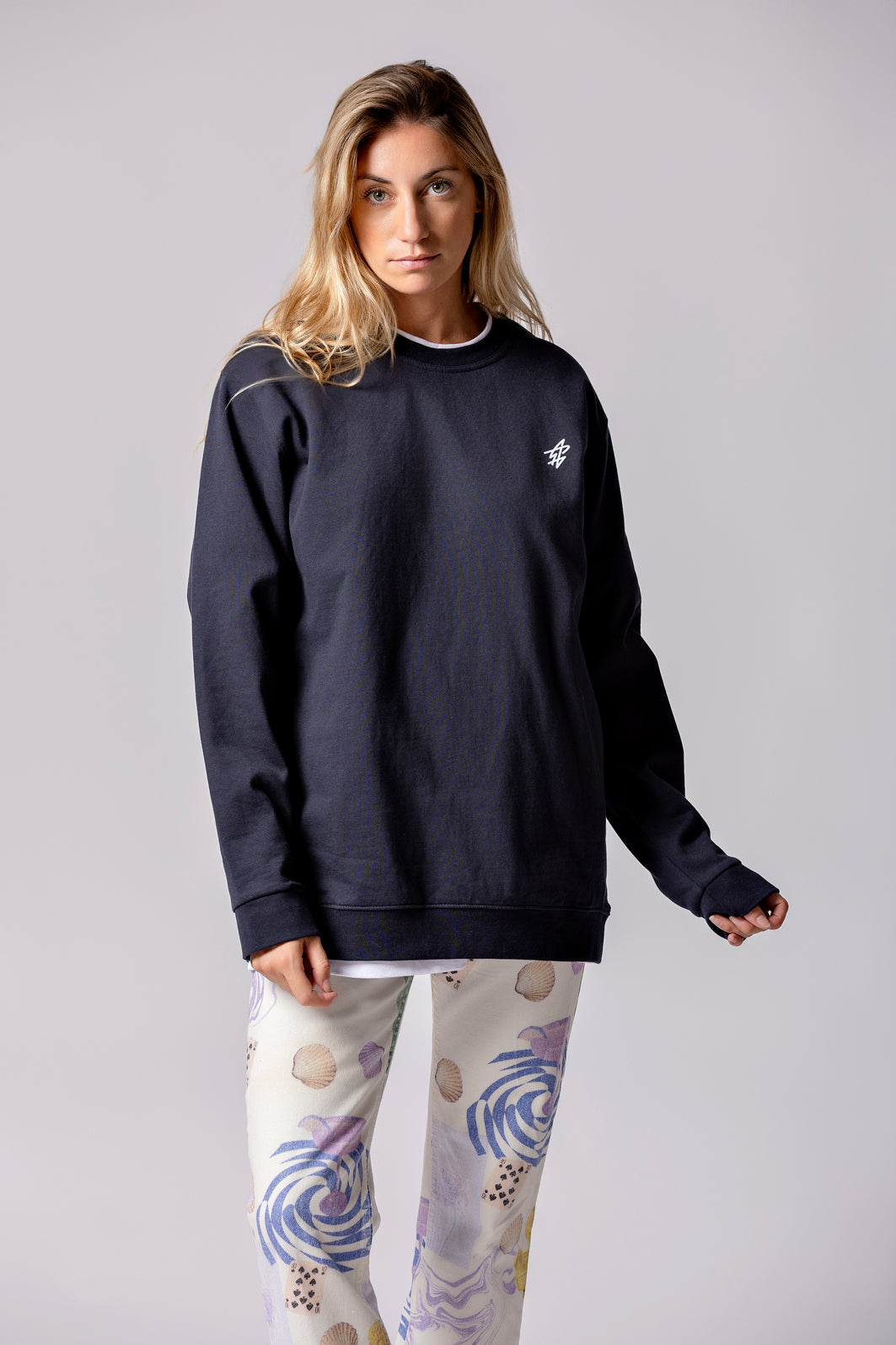 Beach Navy Sweater