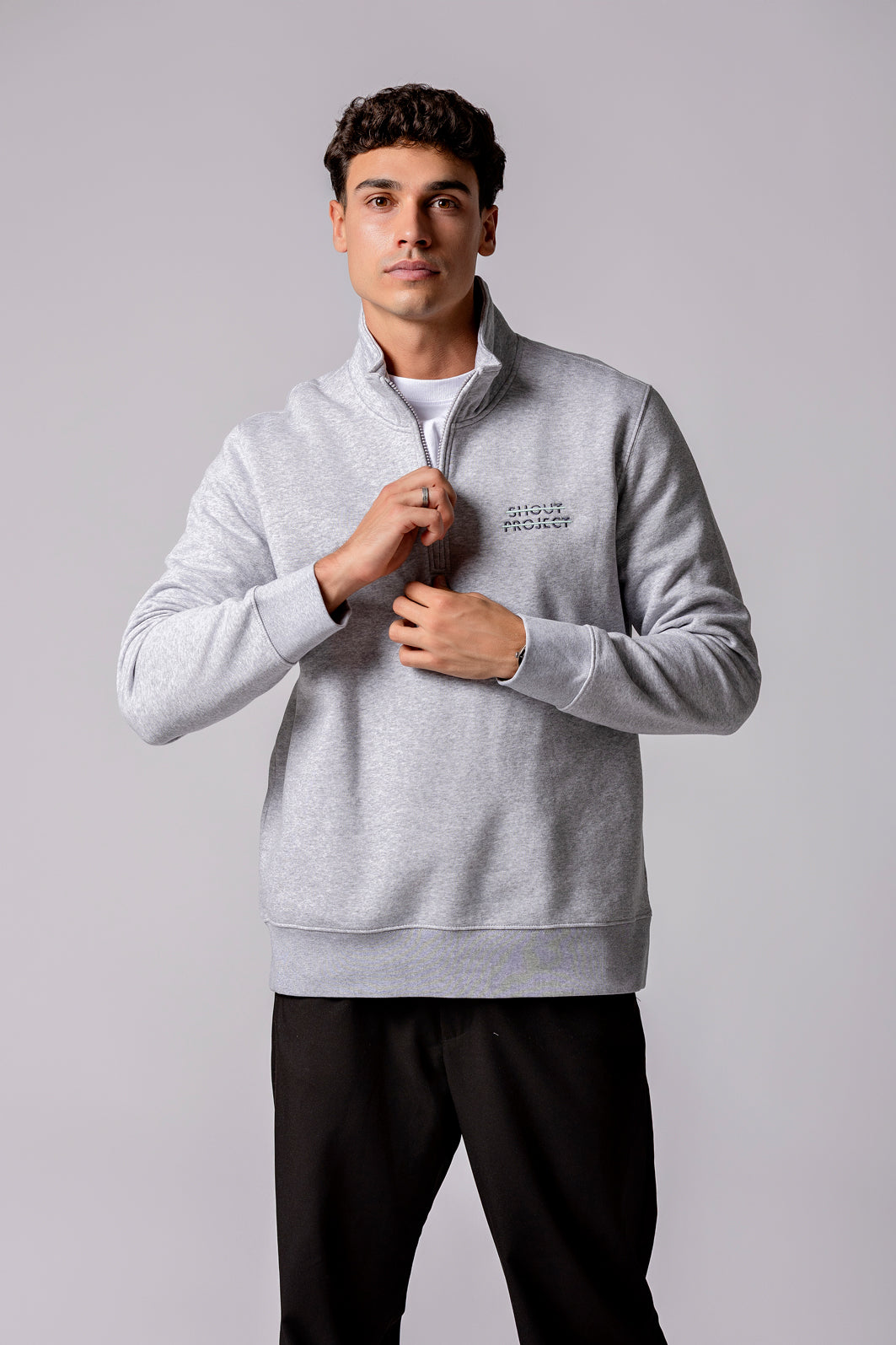 Blue Stripe Wind Night Zipper
