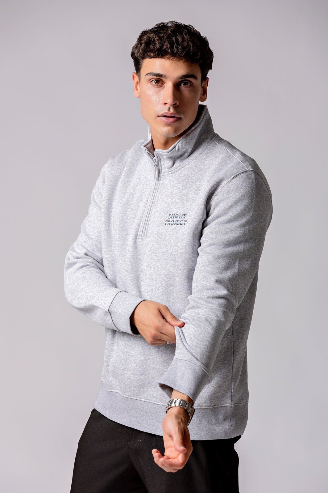 Blue Stripe Wind Night Zipper