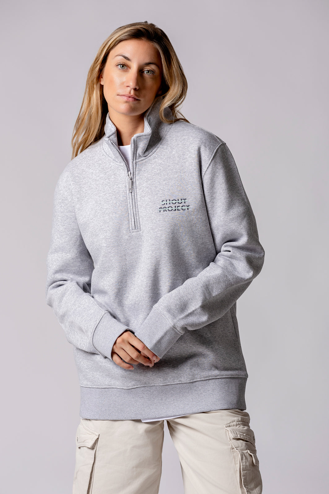 Blue Stripe Wind Night Zipper