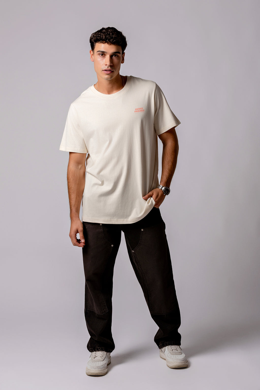 The Sunset Cream Orange Tee
