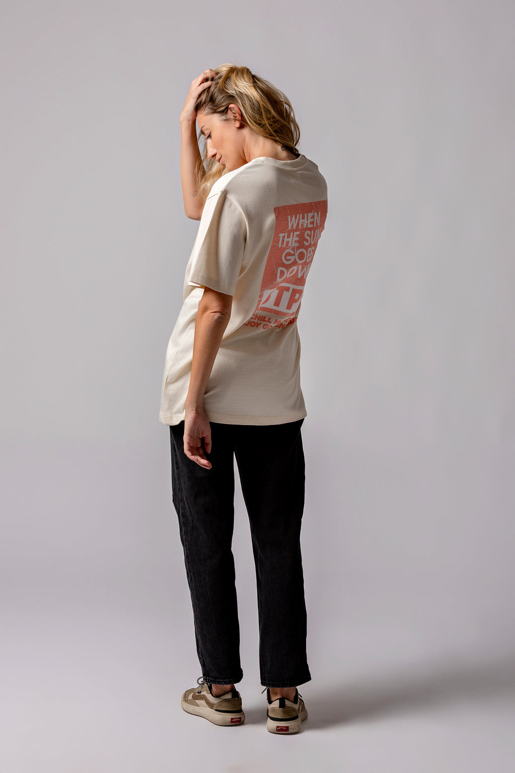 The Sunset Cream Orange Tee