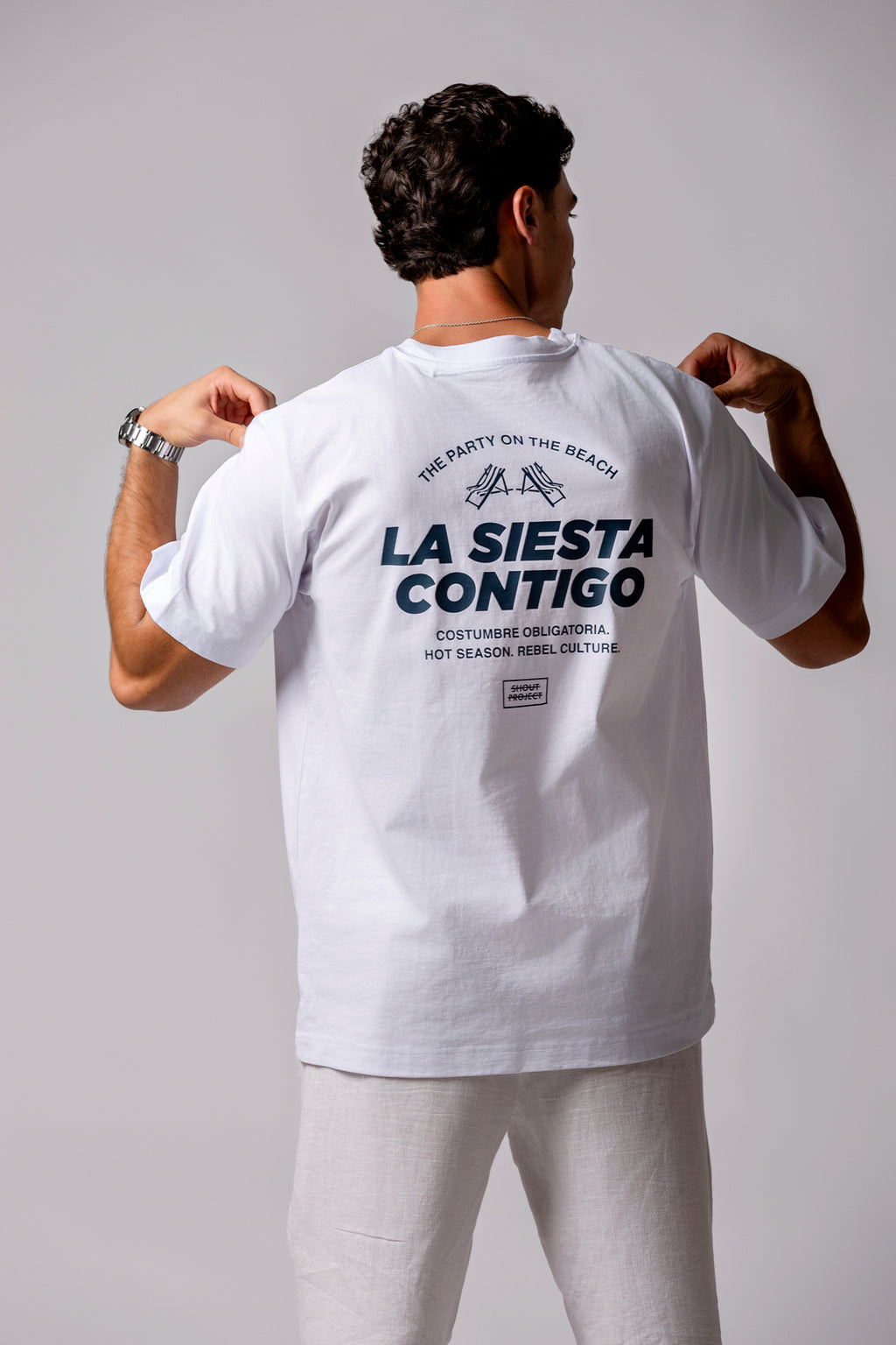 La Siesta White Tee