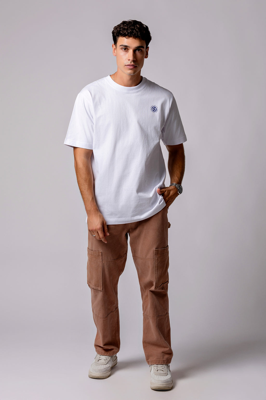 The Brand White and Blue