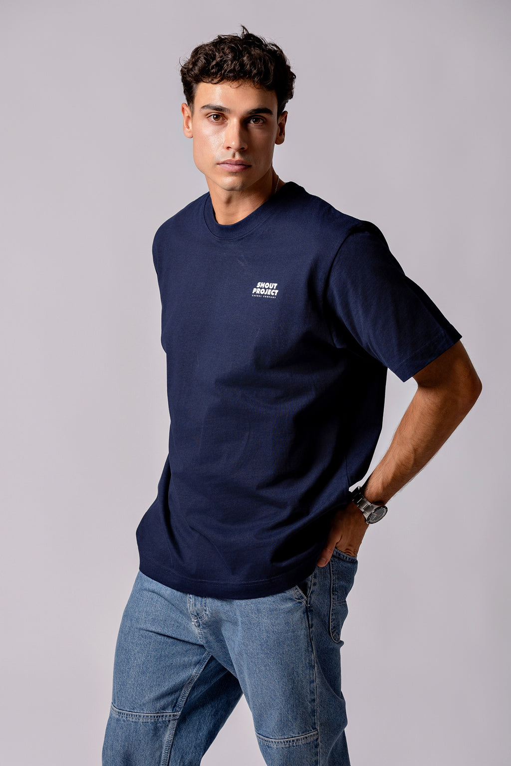 The Sunset Navy Tee
