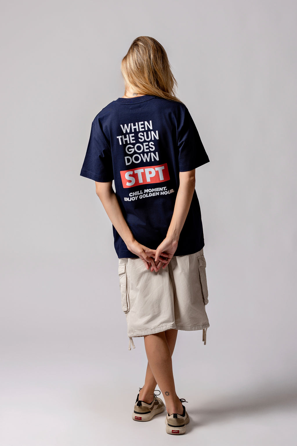 The Sunset Navy Tee