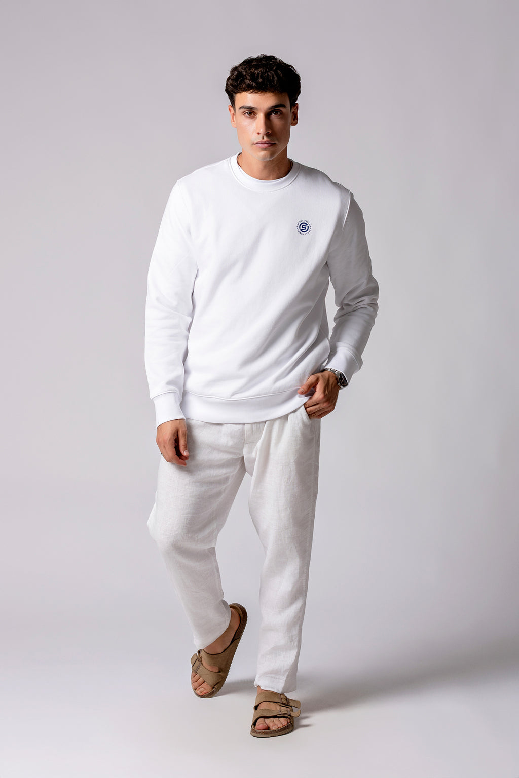 The Brand White Sweather