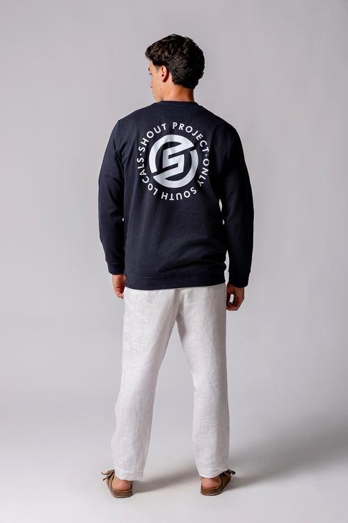 Beach Navy Sweather