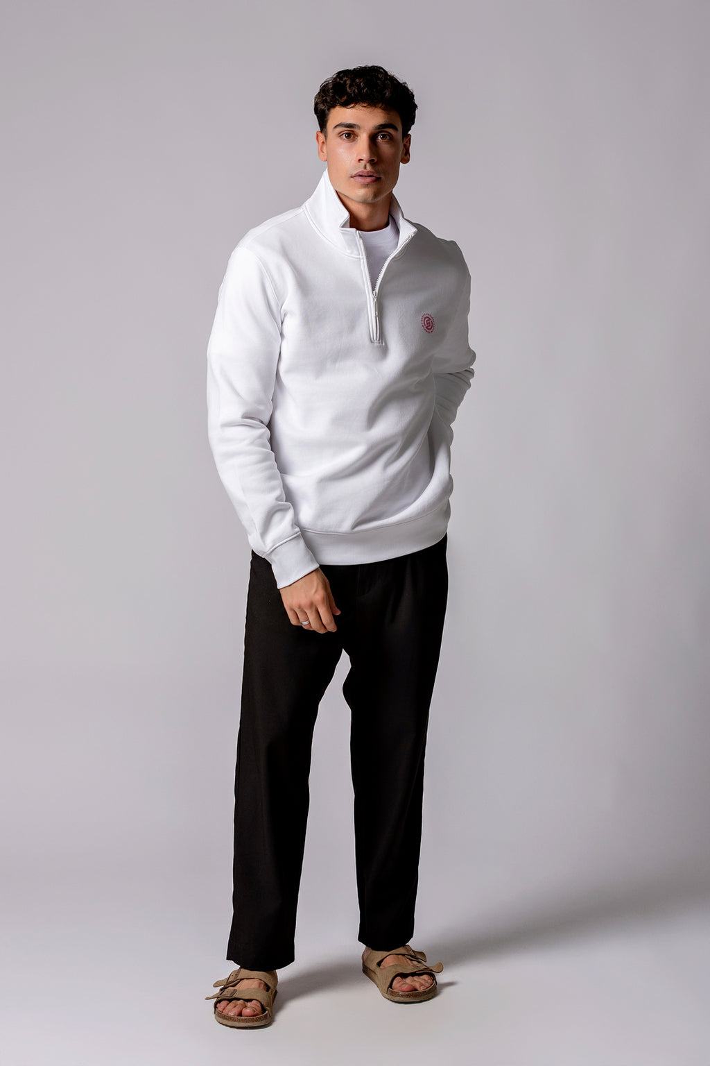 White Rose Zipper