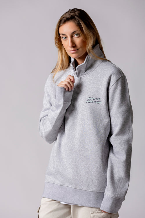 Blue Stripe Wind Night Zipper