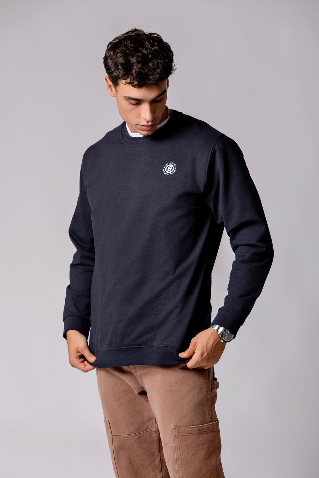 The Brand Navy Sweather