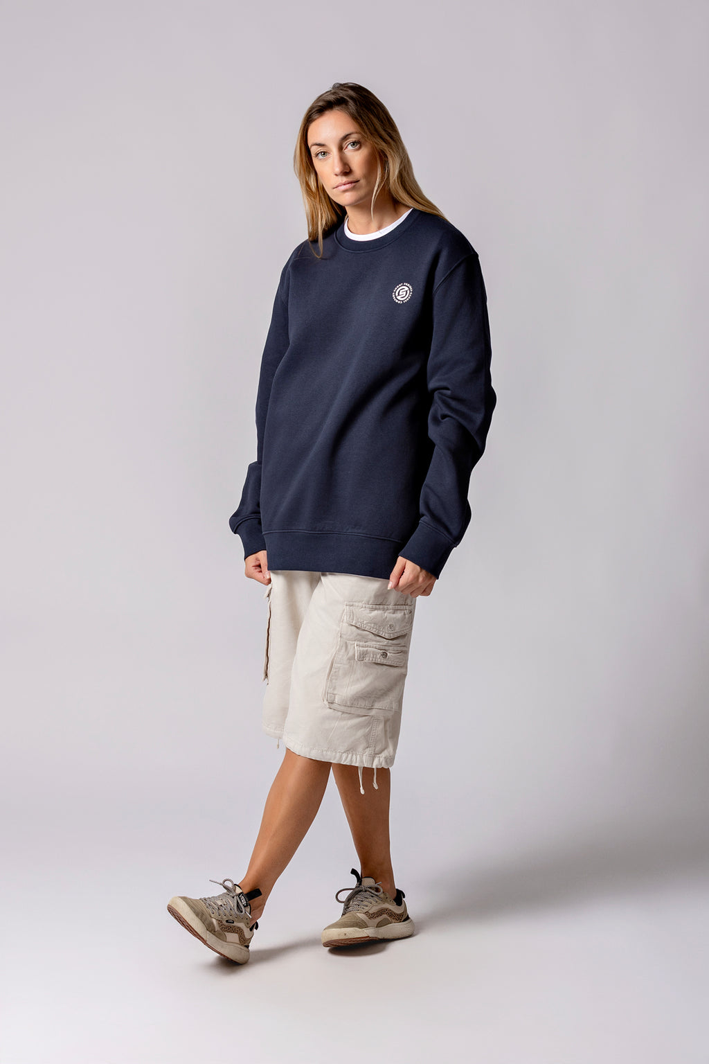 The Brand Navy Sweather