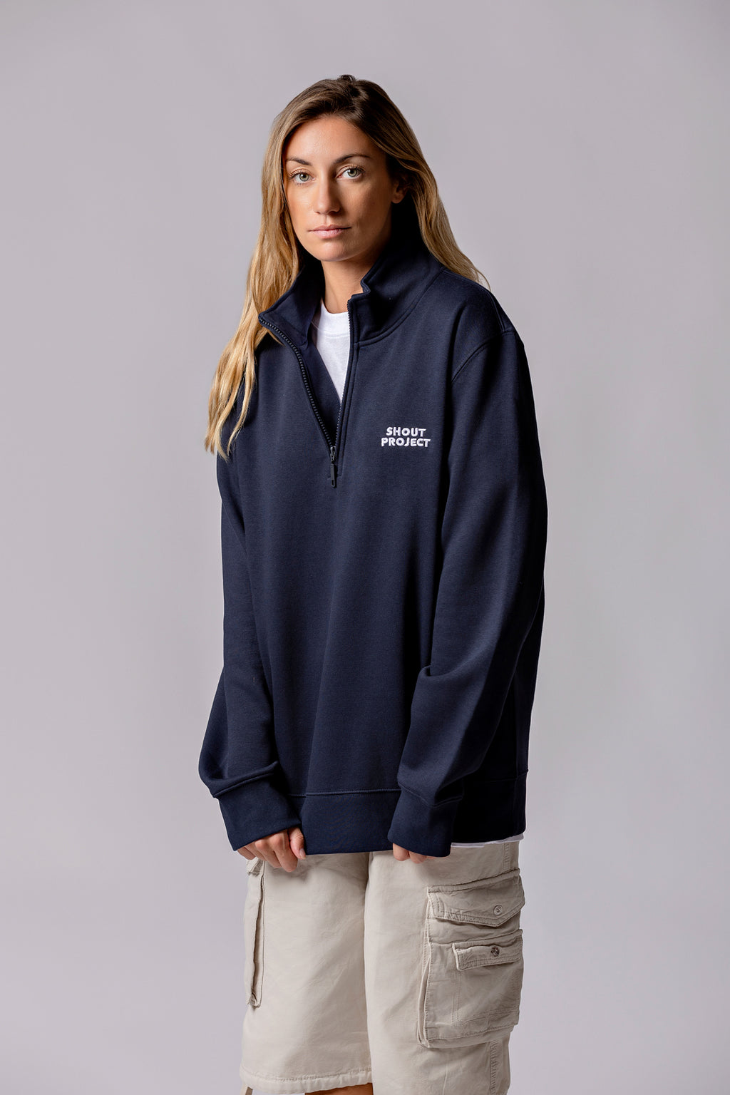 White Nautic Zipper