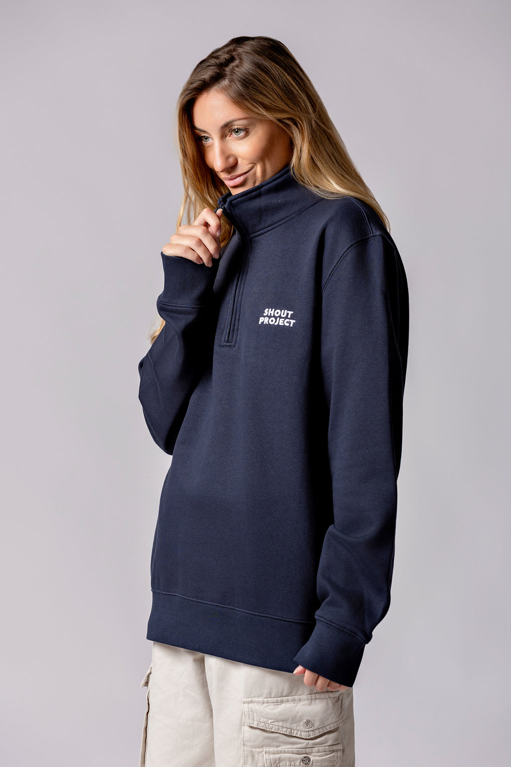 White Nautic Zipper
