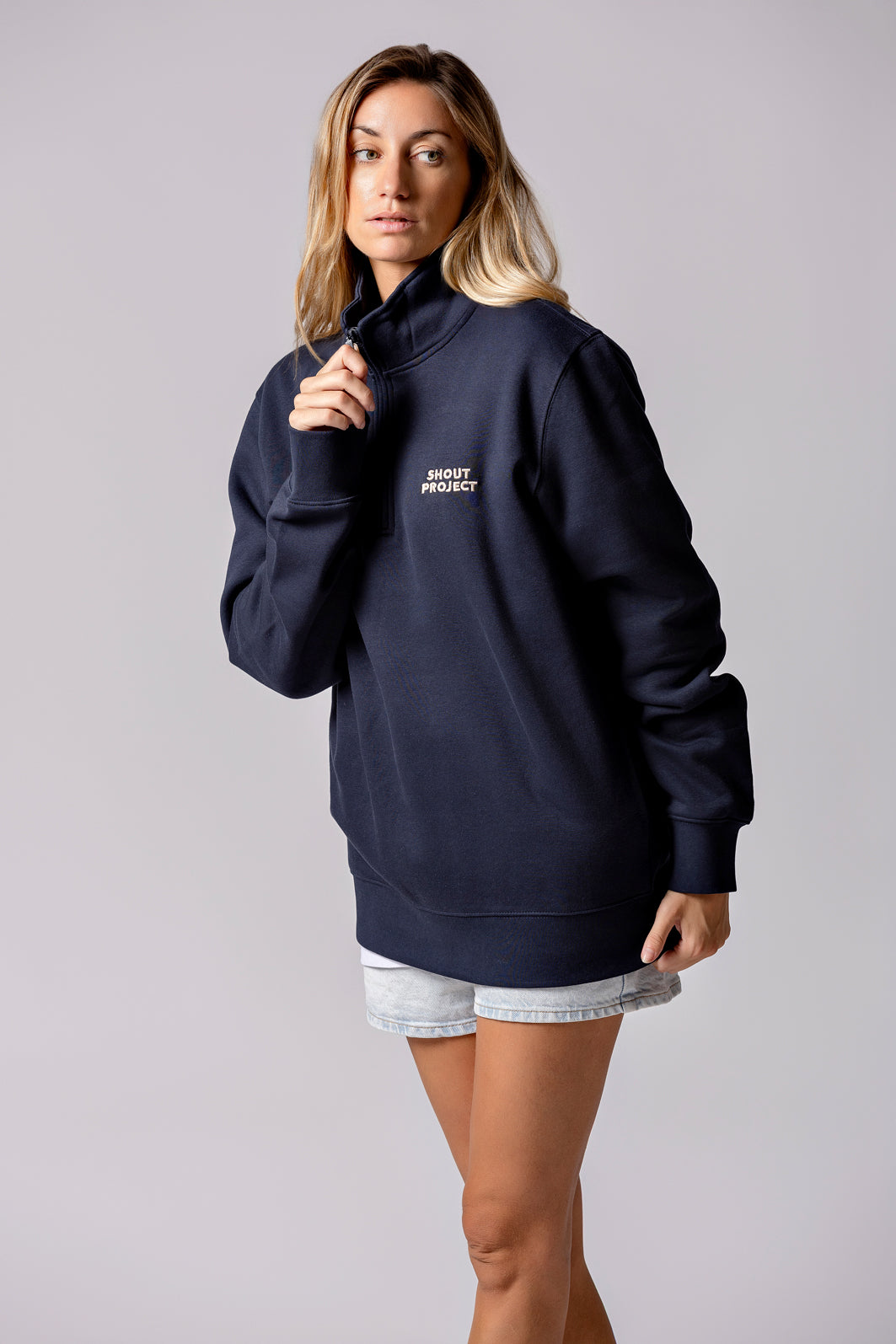 Beige Nautic Zipper