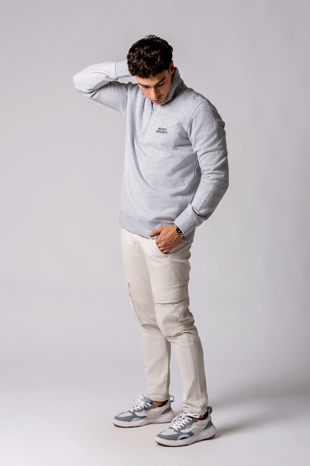 Grey Wind Night Zipper