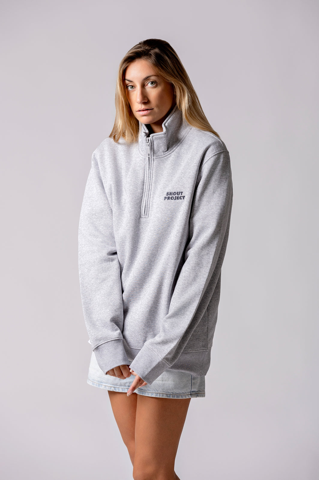 Grey Wind Night Zipper