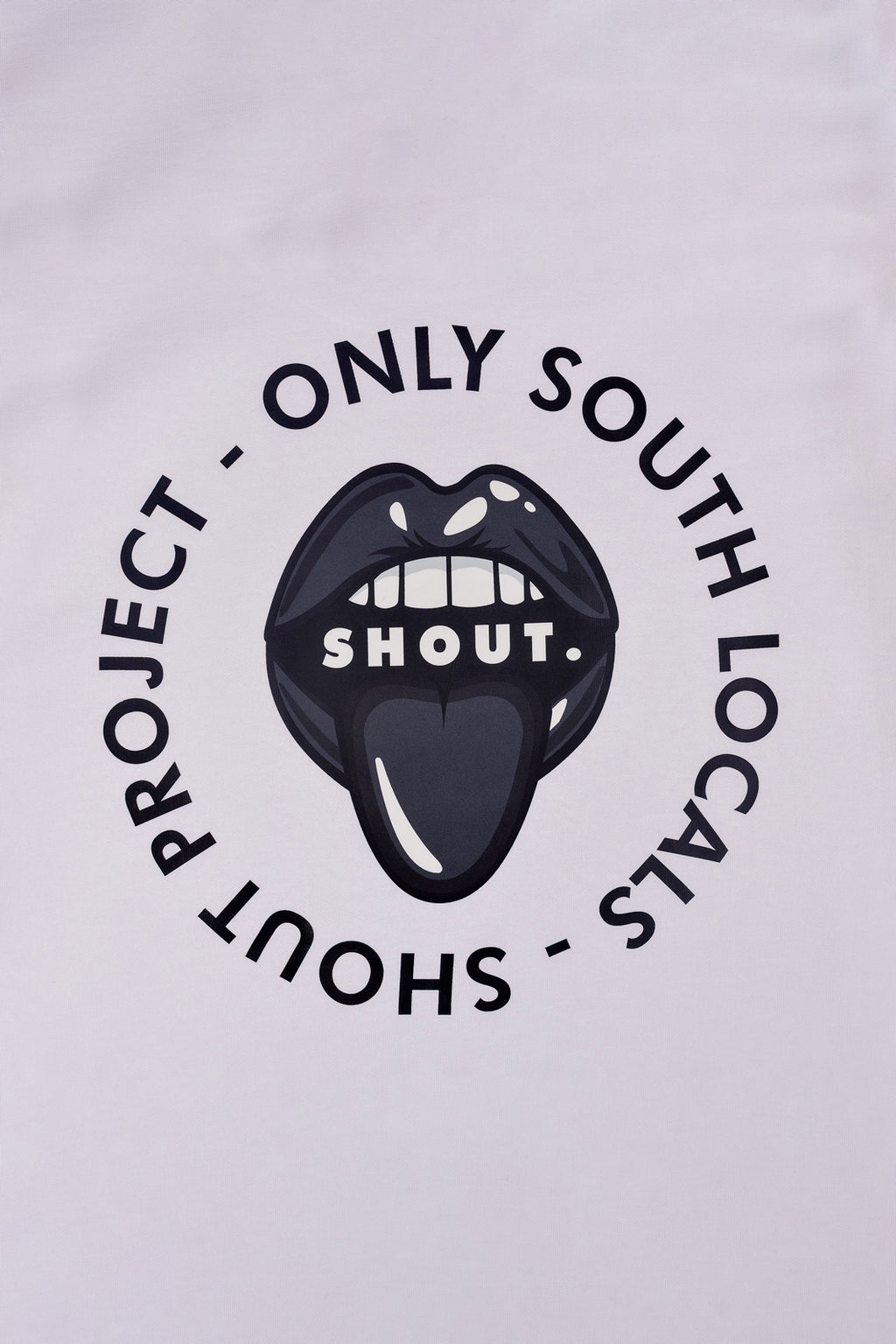 White Shout Sweather